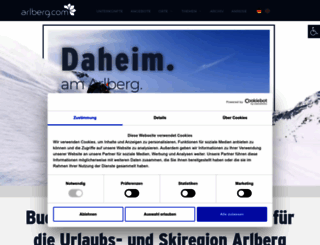 arlberg.com screenshot