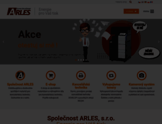 arles.cz screenshot