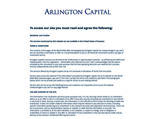 arlington-cap.com screenshot