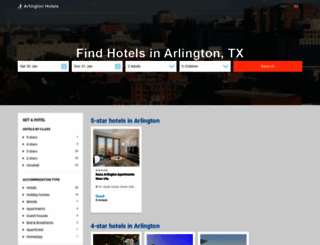 arlington-hotels.com screenshot
