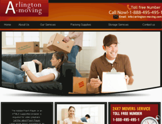 arlington-moving.com screenshot