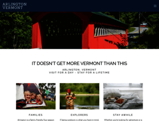 arlington-vermont.com screenshot
