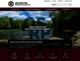 arlington.ma.us screenshot