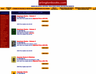 arlingtonbooks.com screenshot