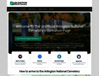arlingtoncemetery.net screenshot
