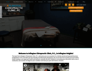 arlingtonchiroclinic.com screenshot