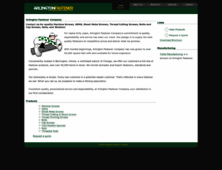 arlingtonfastener.com screenshot