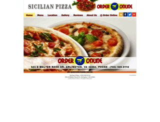 arlingtonsicilianpizza.com screenshot