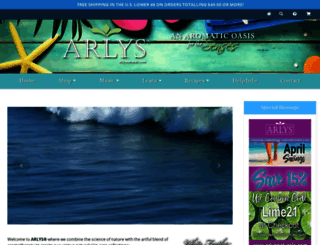 arlysnaturals.com screenshot