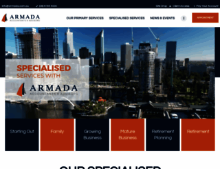 armada.com.au screenshot