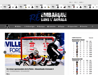 armadahockey.ca screenshot