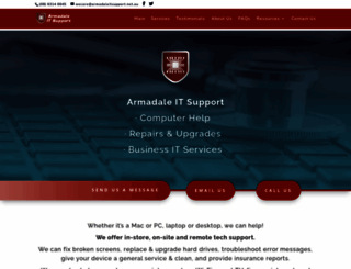 armadaleitsupport.net.au screenshot