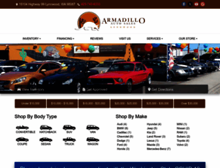 armadilloautosales.com screenshot