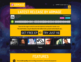 armagemusic.com screenshot