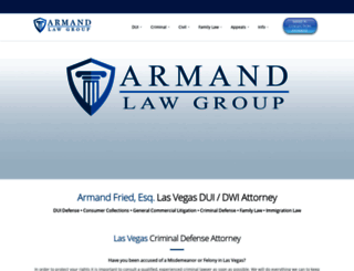 armandlawgroup.com screenshot