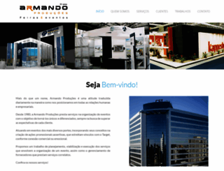 armandoproducoes.com.br screenshot
