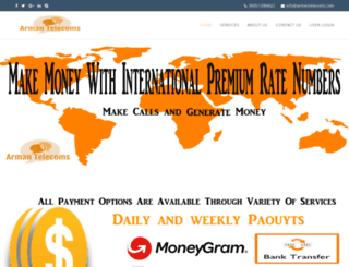 armantelecoms.com screenshot