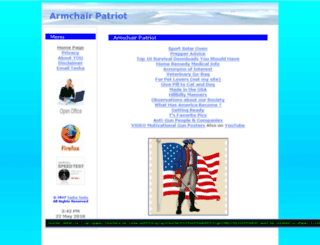 armchairpatriot.com screenshot
