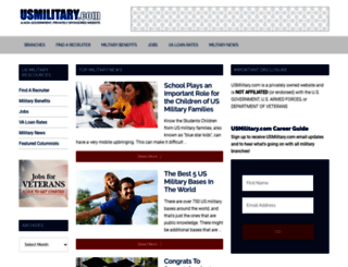 armedforcescareers.com screenshot