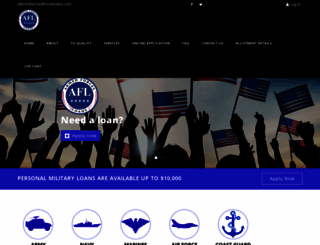 armedforcesloans.com screenshot