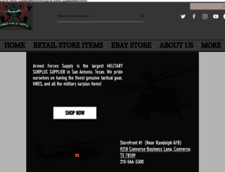 armedforcessupply.com screenshot