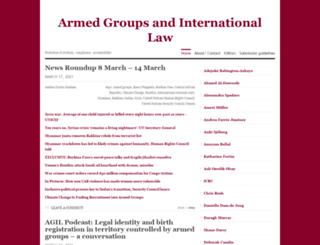 armedgroups-internationallaw.org screenshot