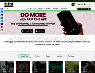 arminvestmentcenter.com screenshot