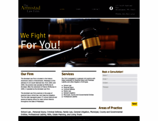 armistadlaw.com screenshot