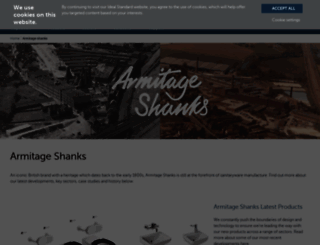 armitage-shanks.co.uk screenshot