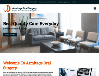 armitageoralsurgery.com screenshot