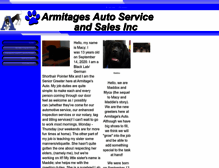 armitagesautos.com screenshot