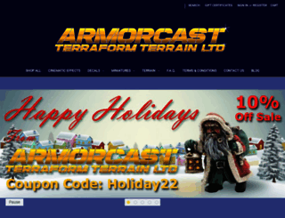 armorcast.com screenshot