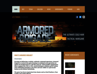 armoredbrigade.com screenshot