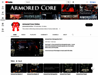 armoredcoreonline.com screenshot