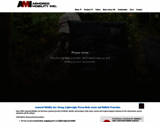 armoredmobility.com screenshot
