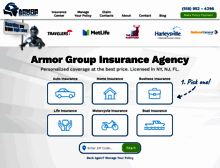 armorgroupins.com screenshot