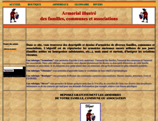 armorial-familles-associations-communes-france.com screenshot
