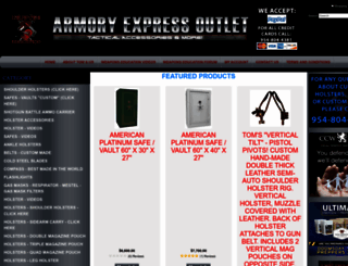 armoryexpressoutlet.com screenshot