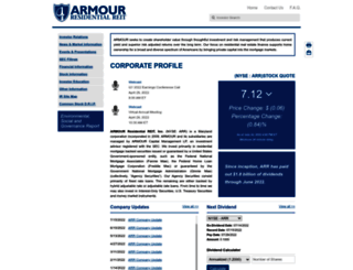 armourreit.com screenshot