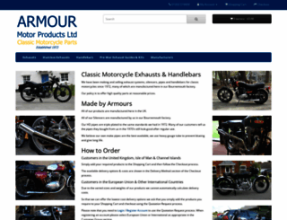 armoursltd.co.uk screenshot