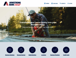 armstrongbank.com screenshot