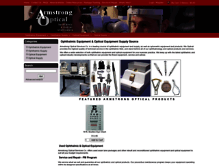 armstrongoptical.com screenshot