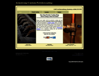 armstrongpowdercoating.com screenshot