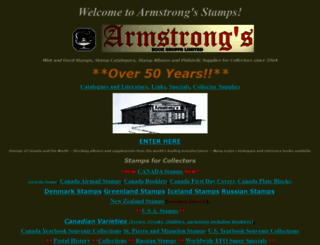 armstrongsstamps.ca screenshot