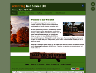 armstrongtreeservice.com screenshot