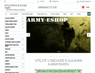 army-eshop.cz screenshot