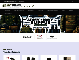 armybarracks.com screenshot