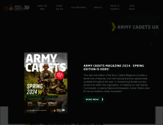 armycadets.com screenshot