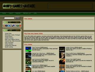 armygamesarcade.com screenshot