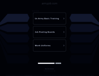 armyjob.com screenshot